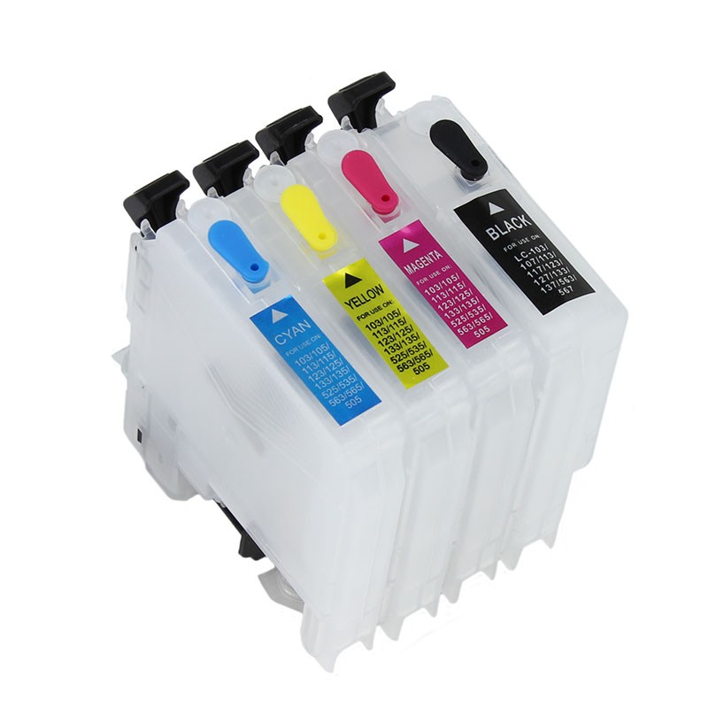 Cartuse reincarcabile XL Brother LC123 cu cipuri autoresetabile - imagine 4